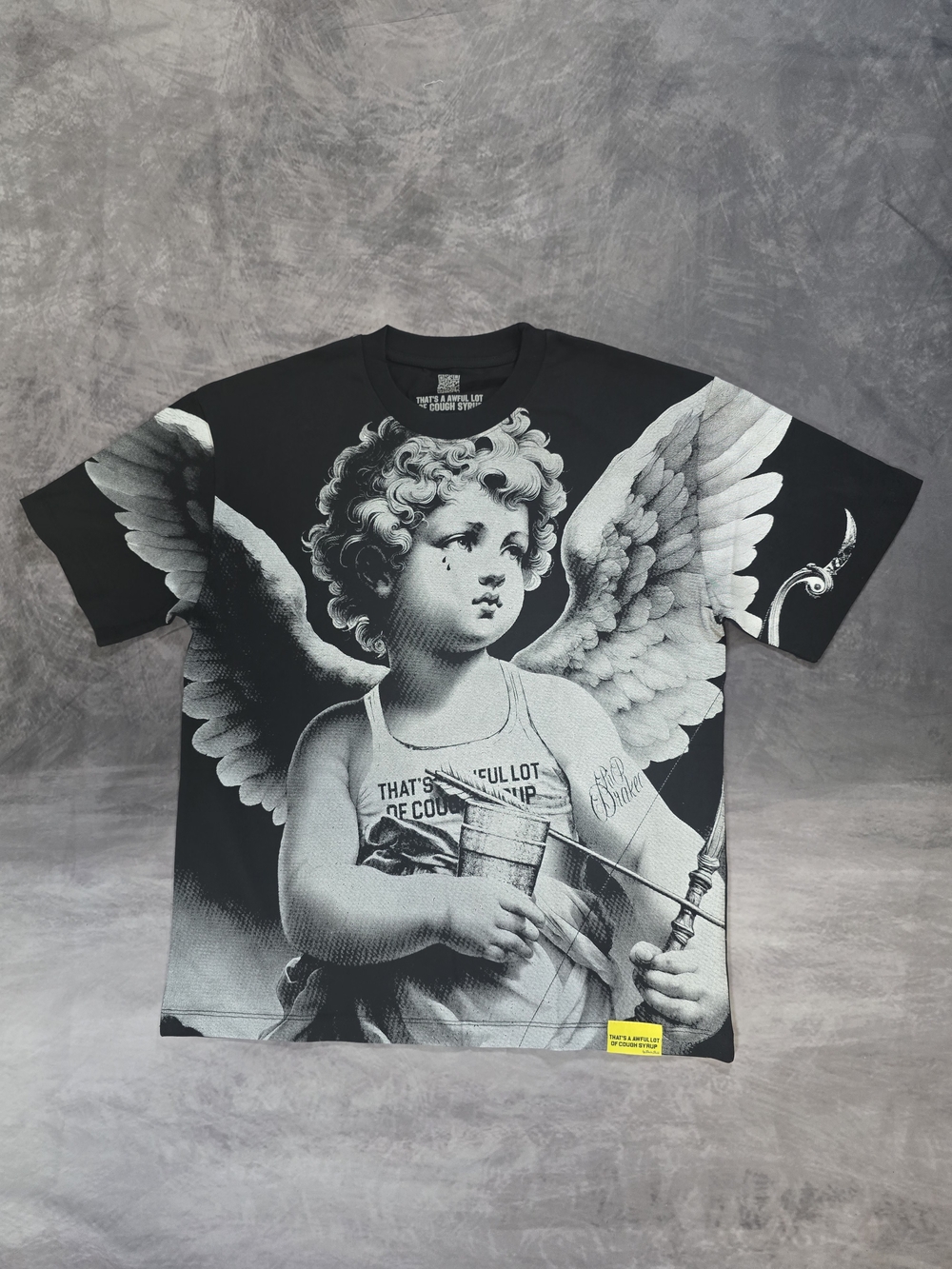 That’s A Awful Lot Of Cough Syrup Black Angel Graphic Tee